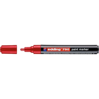 Маркер Edding Paint e-790, 2-3 мм круглый красный (e-790/02) - Pampik