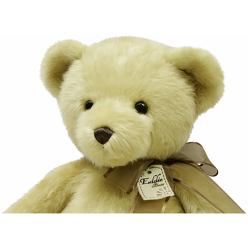 Іграшка м'яконабивна Aurora Ведмідь бежевий з бантом 43 см (130025A) - Pampik - 4
