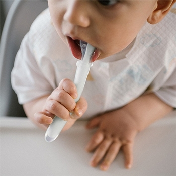 Ложка силиконовая BabyOno эластичная, мятный (785/02) - Pampik - 3