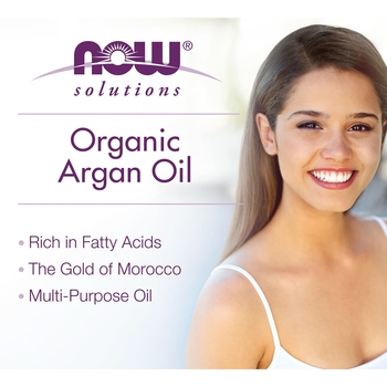 Арганова олія Now Solutions Argan Oil органічна 59 мл - Pampik - 3