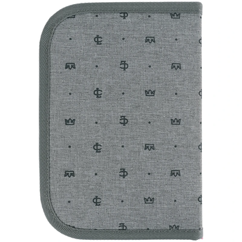 Пенал жесткий Kite College Line girl 20x14x3.9 см серый (K24-622-1) - Pampik