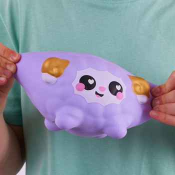 Іграшка-антистрес Smooshzees Luvzees Баранчик Віллоу колекційна фіолетова (8228) - Pampik - 6