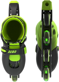 Роликові ковзани Neon Inline Skates розмір 34-37 зелені (NT08G4) - Pampik - 3