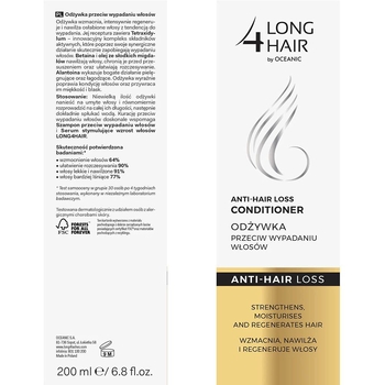Кондиціонер для волосся Long4Hair Anti-Hair Loss Conditioner 200 мл - Pampik - 3