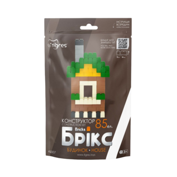 Конструктор Tigres Брікс Будинок, 85 елементів (40007) - Pampik - 2