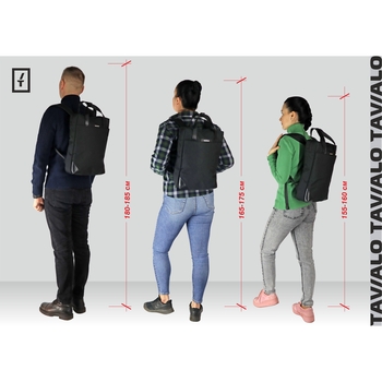 Рюкзак Tavialo CityLife TC11.5 черный (TC11.5-124BL) - Pampik - 5