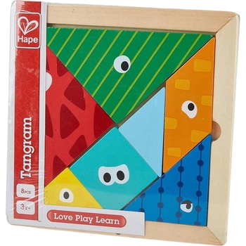 Гра-головоломка Hape Дерев'яний танграм (E1630) - Pampik