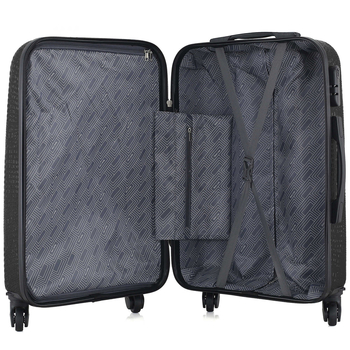 Валіза Semi Line 22" M Black (T5580-3) - Pampik - 2