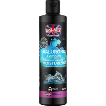 Шампунь для сухих и поврежденных волос Ronney Professional Hyaluronic Complex Moisturizing, 300 мл - Pampik