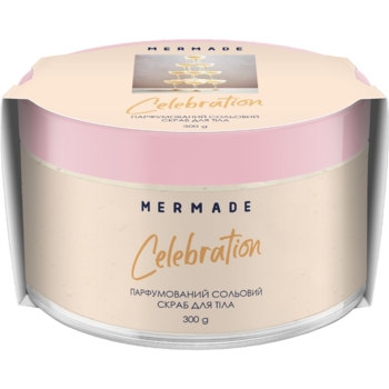 Парфюмированный солевой скраб для тела Mermade Celebration 300 г - Pampik