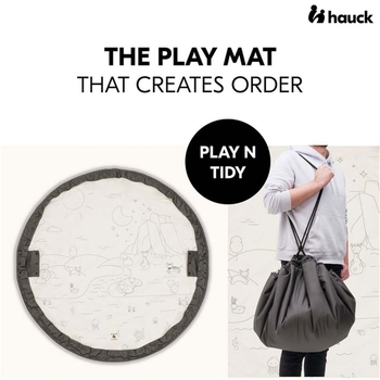 Ігровий килимок-сумка Hauck Play N Tidy Dark Grey - Pampik - 7
