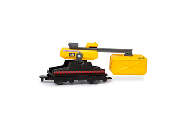 Залізниця Funrise CAT Будівельний експрес з міні-технікою (82949) - Pampik - 10