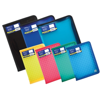 Папка на блискавці Buromax А4 матовий напівпрозорий пластик, в асортименті (BM.3941-99) - Pampik