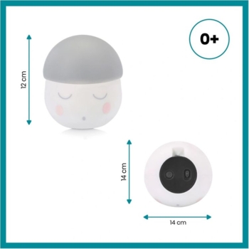 Ночник Babymoov Squeezy Nightlight, мягкий, серый (A015026) - Pampik - 2