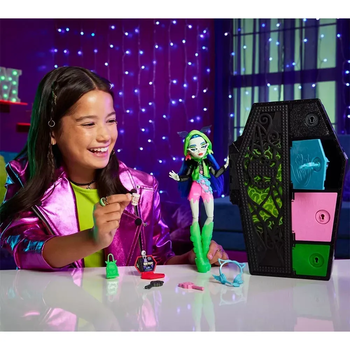 Ігровий набір Monster High Неонові та бомбезні Жахо-секрети Гулії (HNF81) - Pampik - 6