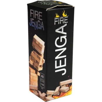 Настільна гра Strateg Fire Jenga 48 брусків (30848) - Pampik