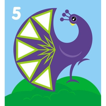 Мозаика с наклеек Ранок Треугольники (С166052У) - Pampik - 3