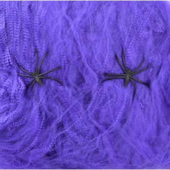 Павутина Yes! Fun фіолетова з двома павучками 20 г (973368) - Pampik