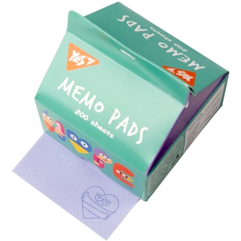 Бумага для заметок Yes Tetra Pak Stand with Ukraine 7х7.5 см 200 листов (170361) - Pampik - 3