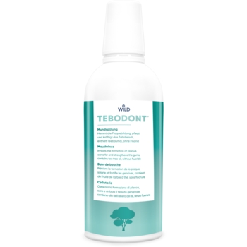 Ополіскувач ротової порожнини Dr. Wild Tebodont з олією чайного дерева без фториду, 500 мл - Pampik