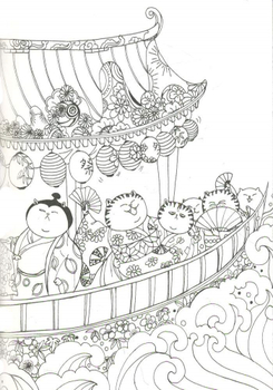 Розмальовка Жорж Майже мільйон котів (Z101007У) - Pampik - 2