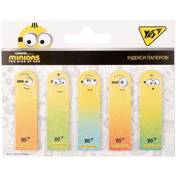 Индексы бумажные Yes Minions 50x15 мм 100 шт. (170281) - Pampik