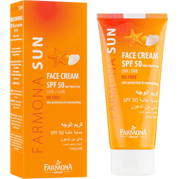 Крем для обличчя Farmona Sun знежирений SPF 50 50 мл - Pampik