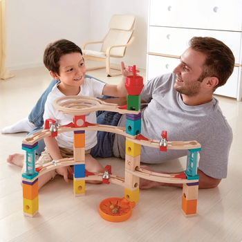 Конструктор-лабіринт Hape Quadrilla Втеча із замку 102 елементів (E6019) - Pampik - 5