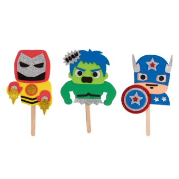 Набор для творчества 1 Вересня Супергерои Аппликация кукольный театр (954550) - Pampik - 3