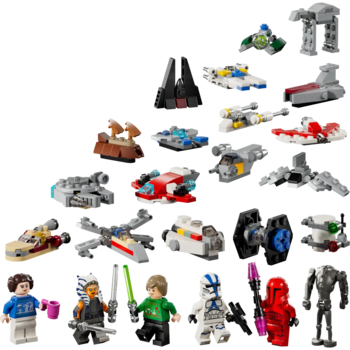 Конструктор LEGO Star Wars Різдвяний календар 2024, 368 деталей (75395) - Pampik - 2