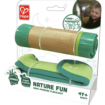 Механічний фонарик Hape Nature Fun з чохлом (E5579) - Pampik - 4