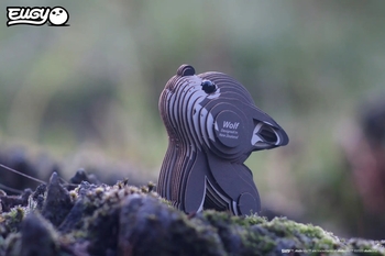 Збірна 3Д модель Eugy Зоопарк Вовк (XEG-040) - Pampik - 9