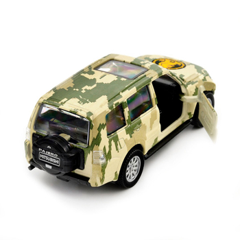 Автомодель TechnoDrive Шевроны Героев Mitsubishi Pajero 4WD Turbo 47 ОМБр (250361M) - Pampik - 3