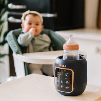 Подогреватель-стерилизатор детских бутылочек Beaba Multi Milk синий (911714) - Pampik - 9