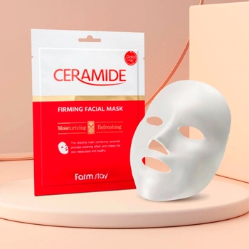 Набор масок для лица FarmStay Ceramide Firming Facial Mask 10 шт. - Pampik - 5