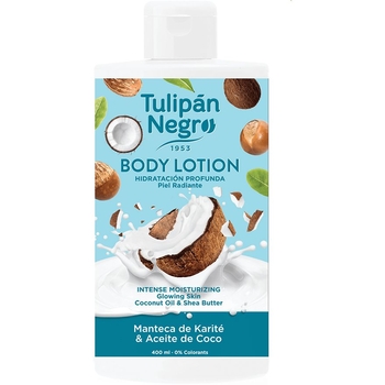 Лосьон для тела Tulipan Negro Shea Butter & Coconut Oil Body Lotion 400 мл - Pampik