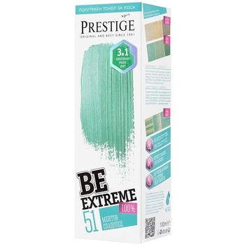 Тонирующий бальзам для волос Vip's Prestige Be Extreme тон 51 (Мятный морс) 100 мл - Pampik