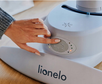 Крісло-гойдалка Lionelo Mell Grey Stone, сірий - Pampik - 15