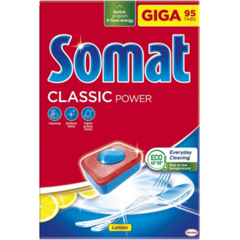 Таблетки для посудомийної машини Somat Classic, 95 шт. - Pampik