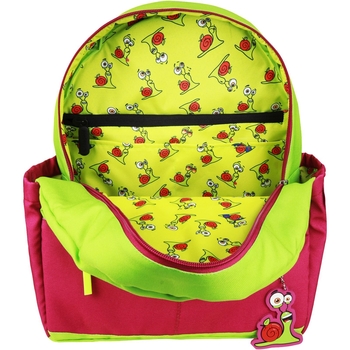 Рюкзак детский Bagland Bob Snail Maxi салатово-красный, 30x14x36 см - Pampik - 2