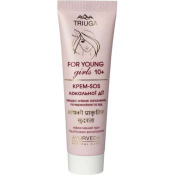 Крем-SOS для обличчя Triuga Ayurveda For Young Girls Локальної дії 30 мл - Pampik