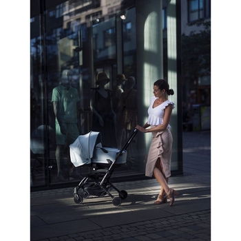 Коляска прогулянкова Bumprider Connect 3 Black-Black (51284-2104) - Pampik - 12