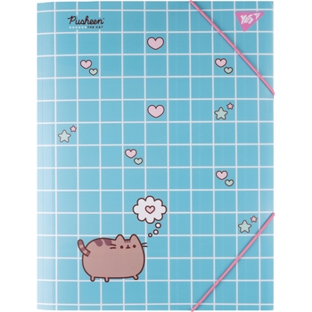Папка Yes Pusheen Hearts A4 на резинке (492215) - Pampik