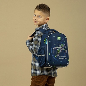 Рюкзак GoPack Education напівкаркасний GO24-165S-4 In Space - Pampik - 16