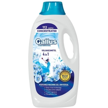 Гель для стирки Gallus Professional Concentrated 4в1 Univesal, 4.05 л, 112 стирок - Pampik