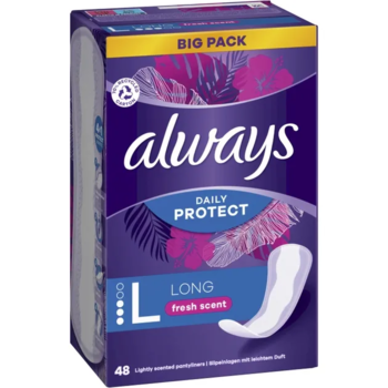 Щоденні прокладки Always Daily Protect Long Свіжий аромат, 48 шт. - Pampik - 3