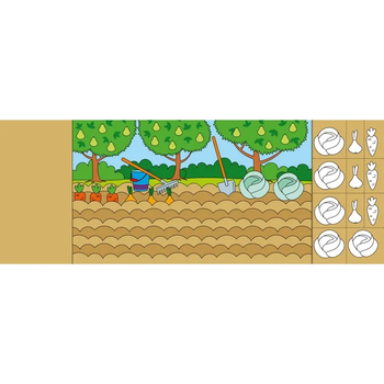 Набор для творчества Ранок Раскрашиваем, вырезаем, клеим: Кто пасется на лугу? (С1364006У) - Pampik - 3