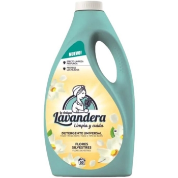 Гель для стирки Lavandera Белые цветы, 2.5 л - Pampik