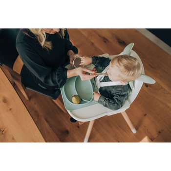 Силіконова тарілка дитяча FreeON Bear м`ятна (39685) - Pampik - 2