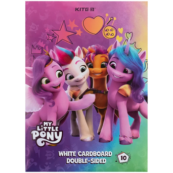 Картон білий Kite My Little Pony, А4, 10 аркушів (LP24-254) - Pampik